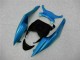 Azul Preto Carenagem Moto & Plástico Moto Kawasaki ZX6R 13-18 Azul Preto Carenagem Moto & Plástico Moto Kawasaki ZX6R 13-18