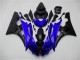 Azul Preto Carenagem Moto & Plástico Moto Yamaha R6 06-07 Azul Preto Carenagem Moto & Plástico Moto Yamaha R6 06-07