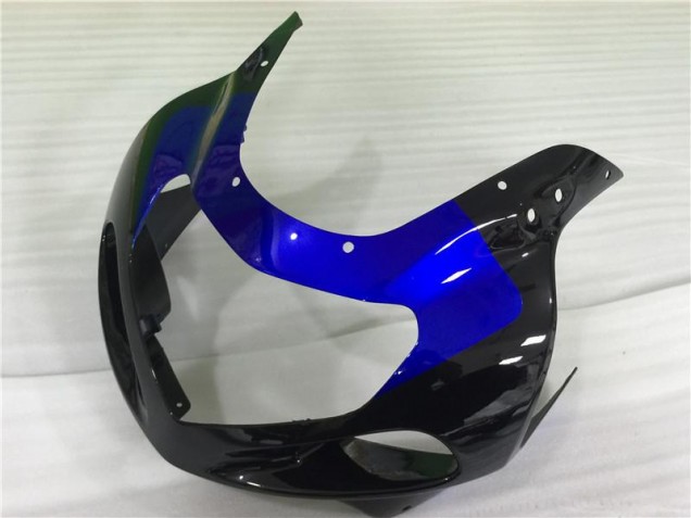 Azul Preto Carenagem Moto Suzuki GSXR 1000 K1 00-02 Azul Preto Carenagem Moto Suzuki GSXR 1000 K1 00-02