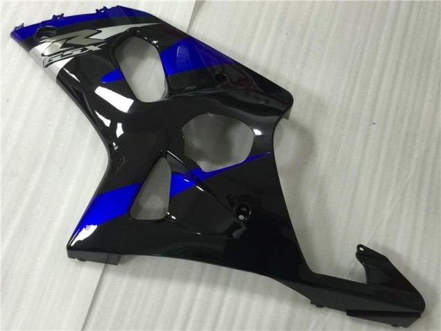 Azul Preto Carenagem Moto Suzuki GSXR 1000 K1 00-02 Azul Preto Carenagem Moto Suzuki GSXR 1000 K1 00-02