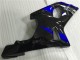 Azul Preto Carenagem Moto Suzuki GSXR 1000 K1 00-02 Azul Preto Carenagem Moto Suzuki GSXR 1000 K1 00-02