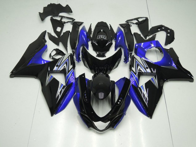 Azul & Preto Carenagem Moto Suzuki GSXR 1000 K9 09-16 Azul & Preto Carenagem Moto Suzuki GSXR 1000 K9 09-16