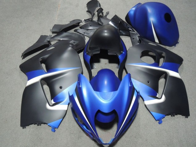Azul Preto Carenagem Moto Suzuki GSXR 1300 Hayabusa 96-07 Azul Preto Carenagem Moto Suzuki GSXR 1300 Hayabusa 96-07