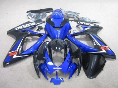 Azul Preto Carenagem Moto Suzuki GSXR 750 K6 06-07