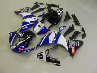 Azul Preto Carenagem Moto Yamaha R1 12-14