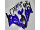 Azul Preto Carenagem Moto Yamaha R6 17-23