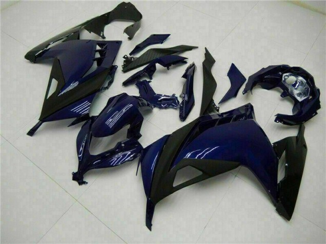 Azul Preto Carenagem & Plástico Moto Kawasaki EX300 13-16 Azul Preto Carenagem & Plástico Moto Kawasaki EX300 13-16