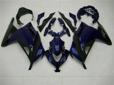 Azul Preto Carenagem & Plástico Moto Kawasaki EX300 13-16