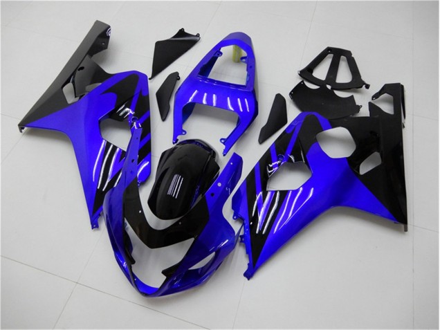 Azul Preto Carenagem & Plástico Moto Suzuki GSXR 600 / 750 K4 04-05 Azul Preto Carenagem & Plástico Moto Suzuki GSXR 600 / 750 K4 04-05