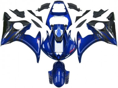 Azul Preto Carenagem & Plástico Moto Yamaha R6 03-05