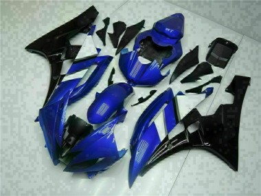 Azul Preto Carroçaria Moto Yamaha R6 06-07