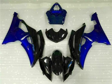 Azul Preto Carroçaria Moto Yamaha R6 08-16