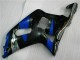 Azul Preto Kit Carenagem Moto Suzuki GSXR 600 / 750 K1 K2 K3 01-03 Azul Preto Kit Carenagem Moto Suzuki GSXR 600 / 750 K1 K2 K3 01-03