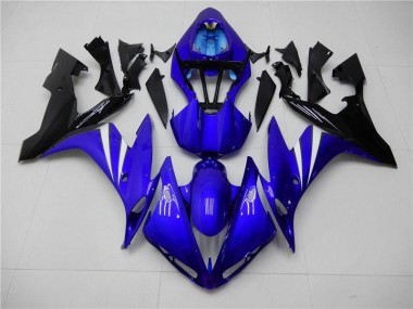 Azul Preto Kit Carenagem Moto Yamaha R1 04-06