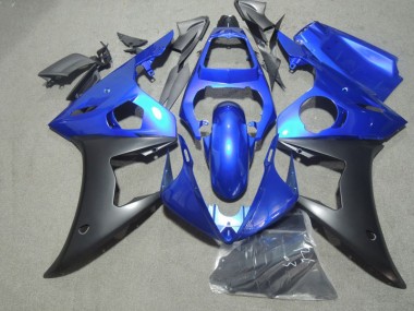 Azul Preto Kit Carenagem Moto Yamaha R6 03-05