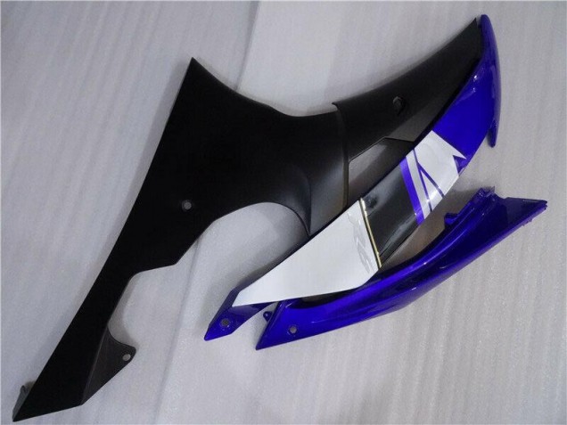 Azul Preto Kit Completo Carenagem Moto Yamaha R6 08-16 Azul Preto Kit Completo Carenagem Moto Yamaha R6 08-16