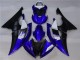 Azul Preto Kit Completo Carenagem Moto Yamaha R6 08-16 Azul Preto Kit Completo Carenagem Moto Yamaha R6 08-16