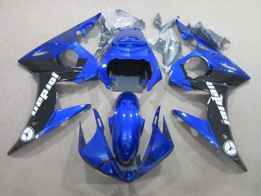 Azul Preto Kits Carenagem Moto Yamaha R6 03-05