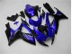 Azul Preto Kits Completo Carenagem Moto Suzuki GSXR 600 / 750 K6 06-07