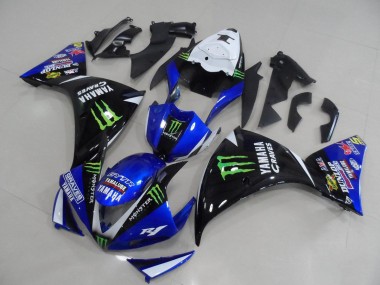 Azul Preto Monster Carenagem Moto & Plástico Moto Yamaha R1 12-14