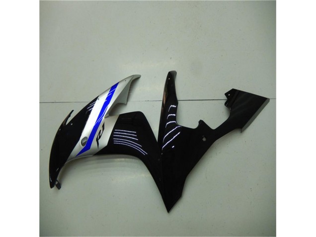 Azul Preto Prata Carenagem Moto Yamaha R1 07-08 Azul Preto Prata Carenagem Moto Yamaha R1 07-08