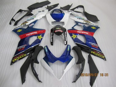 Azul Preto Rockstar Carenagem Moto Suzuki GSXR 1000 K5 05-06