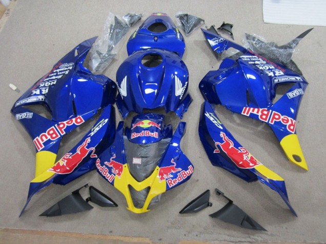 Azul Red Bull Carroçaria Moto Honda CBR 600RR 09-12 Azul Red Bull Carroçaria Moto Honda CBR 600RR 09-12