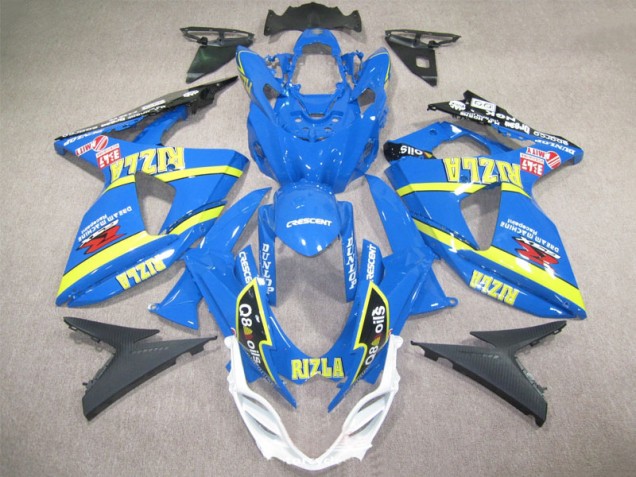 Azul Rizla Q8 Oils Carenagem Moto Suzuki GSXR 1000 K9 09-16 Azul Rizla Q8 Oils Carenagem Moto Suzuki GSXR 1000 K9 09-16