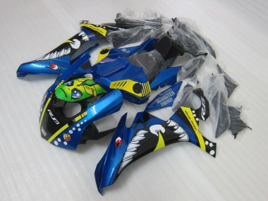Azul Rossi Carenagem Moto Yamaha R6 03-05