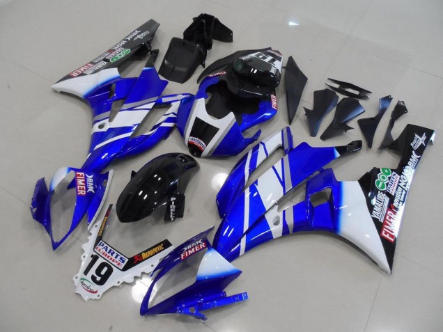 Azul Sterilgarda Carenagem Moto Yamaha R6 06-07 Azul Sterilgarda Carenagem Moto Yamaha R6 06-07