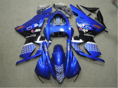 Azul Touch4 Carenagem Moto Kawasaki ZX10R 03-05
