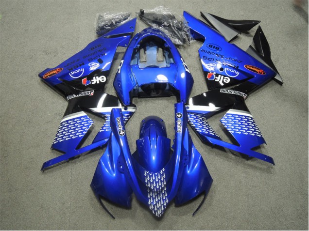 Azul Touch4 Carenagem Moto Kawasaki ZX10R 03-05 Azul Touch4 Carenagem Moto Kawasaki ZX10R 03-05