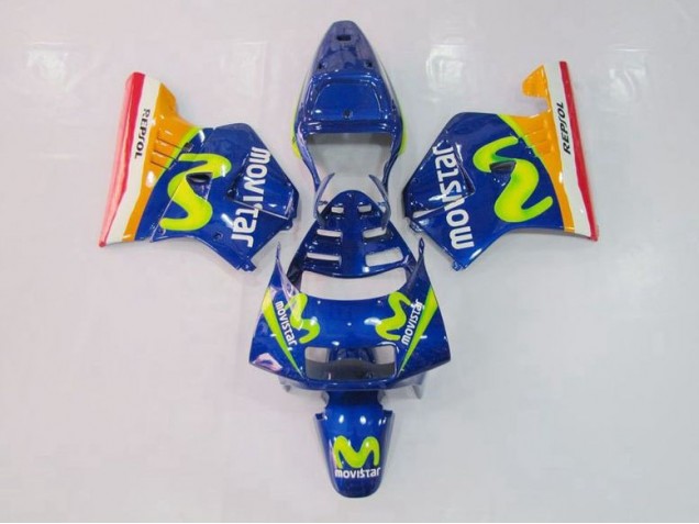 Azul Verde Carenagem Moto Honda NSR 250 MC28 P4 94-96