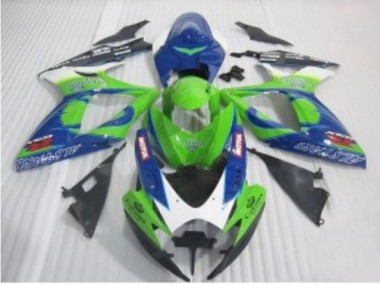Azul Verde Carenagem Moto Suzuki GSXR 600 / 750 K8 08-10