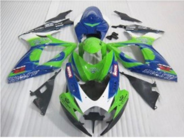 Azul Verde Carenagem Moto Suzuki GSXR 600 / 750 K8 08-10 Azul Verde Carenagem Moto Suzuki GSXR 600 / 750 K8 08-10