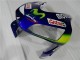 Azul Verde Movistar Castrol Carenagem Moto Honda CBR 600RR 03-04 Azul Verde Movistar Castrol Carenagem Moto Honda CBR 600RR 03-04