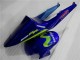 Azul Verde Movistar Castrol Carenagem Moto Honda CBR 600RR 03-04 Azul Verde Movistar Castrol Carenagem Moto Honda CBR 600RR 03-04