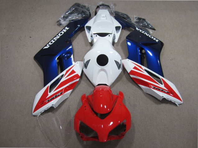 Azul Vermelho Branco Carenagem Moto Honda CBR 1000RR 04-05 Azul Vermelho Branco Carenagem Moto Honda CBR 1000RR 04-05