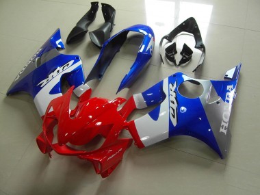 Azul Vermelho Branco Carenagem Moto Honda CBR 600 F4i 04-07