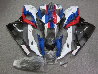 Azul Vermelho Branco Preto Carenagem Moto BMW S1000RR 15-18