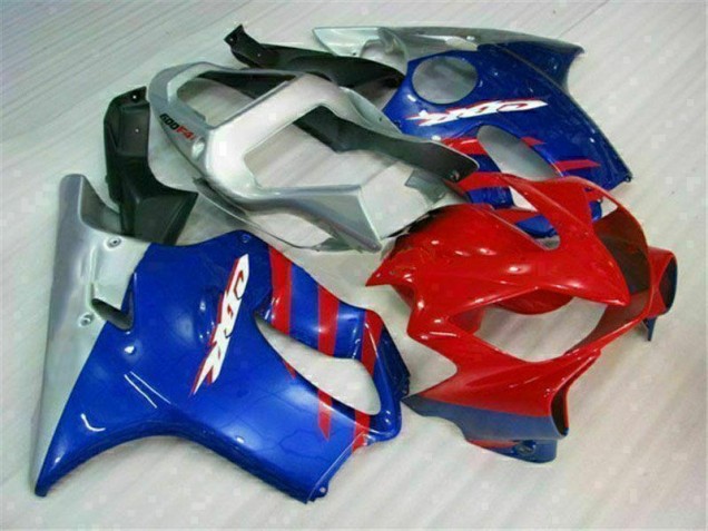 Azul Vermelho Carenagem Moto Honda CBR 600 F4i 01-03 Azul Vermelho Carenagem Moto Honda CBR 600 F4i 01-03