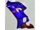 Azul Vermelho Carenagem Moto Yamaha R6 17-23 Azul Vermelho Carenagem Moto Yamaha R6 17-23