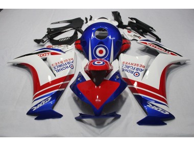 Azul Vermelho Royal Air Force Reserves Carenagem Moto Honda CBR 1000RR 12-16