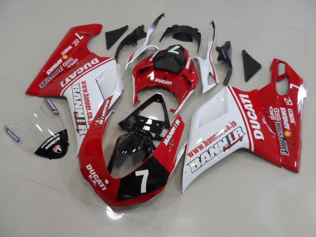 Bandeira 7 Carenagem Moto Ducati 848 1098 1198 07-14