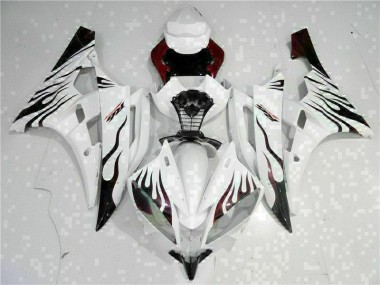 Branco Abs Kit Completos Carenagem Moto Yamaha R6 06-07