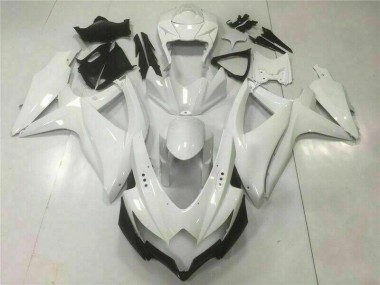 Branco Abs Kits Carenagem Moto Suzuki GSXR 600 / 750 K8 08-10
