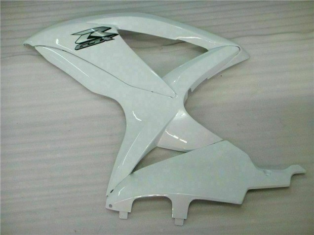Branco Abs Kits Completos Carenagem Moto Suzuki GSXR 600 / 750 K8 08-10