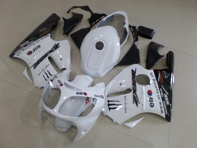 Branco Abs Moto Plásticos Kawasaki ZX12R 02-06 Branco Abs Moto Plásticos Kawasaki ZX12R 02-06