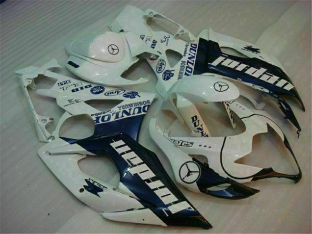 Branco Abs Moto Plásticos Suzuki GSXR 1000 K5 05-06