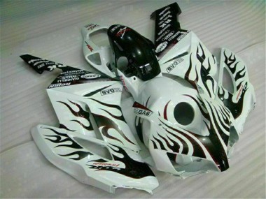 Branco Abs Motocicleta Plásticos Honda CBR 1000RR 04-05
